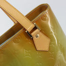 LOUIS VUITTON Monogram Vernis Houston Hand Bag Baby Blue M91005 LV Auth ka537-17