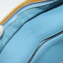 LOUIS VUITTON Monogram Vernis Houston Hand Bag Baby Blue M91005 LV Auth ka537-10