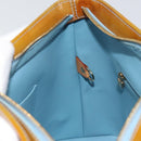 LOUIS VUITTON Monogram Vernis Houston Hand Bag Baby Blue M91005 LV Auth ka537-20