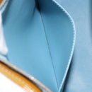 LOUIS VUITTON Monogram Vernis Houston Hand Bag Baby Blue M91005 LV Auth ka537-23