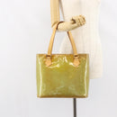 LOUIS VUITTON Monogram Vernis Houston Hand Bag Baby Blue M91005 LV Auth ka537-24