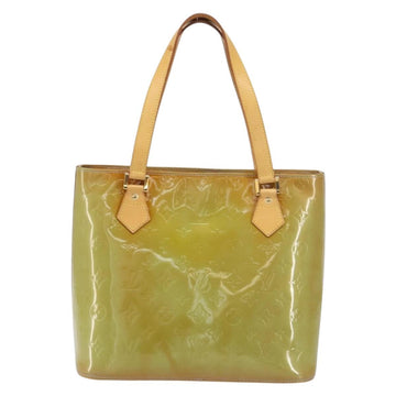 LOUIS VUITTON Monogram Vernis Houston Hand Bag Baby Blue M91005 LV Auth ka537 - 0