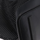PRADA Hand Bag Canvas Black Silver Auth ka5371-12