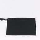 PRADA Hand Bag Canvas Black Silver Auth ka5371-20