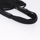 PRADA Hand Bag Canvas Black Silver Auth ka5371-7