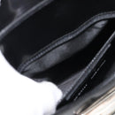 Salvatore Ferragamo Patent Hand Bag Black Silver Auth ka5372-20