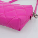 BALENCIAGA Shoulder Bag Leather Purple Silver 618080 Auth ka5373V-16