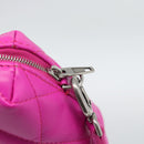 BALENCIAGA Shoulder Bag Leather Purple Silver 618080 Auth ka5373V-9