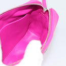 BALENCIAGA Shoulder Bag Leather Purple Silver 618080 Auth ka5373V-19