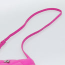 BALENCIAGA Shoulder Bag Leather Purple Silver 618080 Auth ka5373V-14