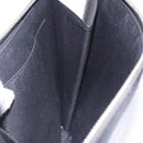 FENDI Clutch Bag Leather Black Silver 7M0225 Auth ka5375V-18