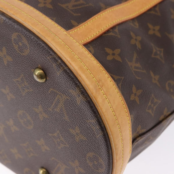 LOUIS VUITTON Monogram Bucket GM Shoulder Bag M42236 LV Auth ka5376