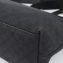 GUCCI GG Canvas Shoulder Bag Outlet Black Silver 272350 Auth ka5377-12
