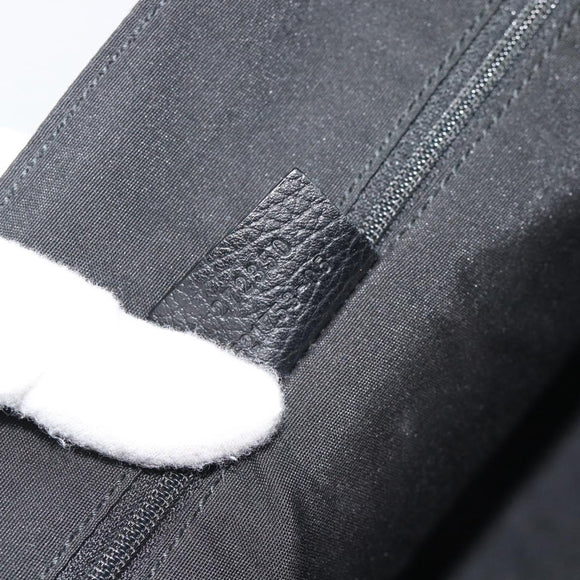GUCCI GG Canvas Shoulder Bag Outlet Black Silver 272350 Auth ka5377