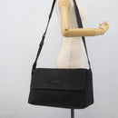 GUCCI GG Canvas Shoulder Bag Outlet Black Silver 272350 Auth ka5377-21