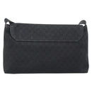 GUCCI GG Canvas Shoulder Bag Outlet Black Silver 272350 Auth ka5377-3