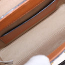 MCM Vicetos Shoulder Bag PVC Leather Brown Gold Tone Auth ka5379-16