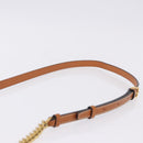 MCM Vicetos Shoulder Bag PVC Leather Brown Gold Tone Auth ka5379-8