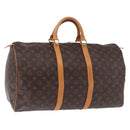 LOUIS VUITTON Monogram Keepall 50 Boston Bag M41426 LV Auth ka5380V-1