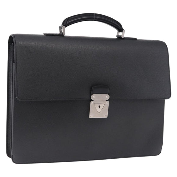 LOUIS VUITTON Taiga Robusto 1 Business Bag Ardoise M31052 LV Auth ka5381V
