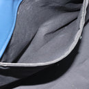 BOTTEGA VENETA Hand Bag Leather Blue Black Auth ka5382-21