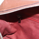 Salvatore Ferragamo Gancini Hand Bag Leather Brown Silver Auth ka5385A-20