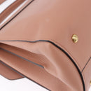 Salvatore Ferragamo Gancini Hand Bag Leather 2way Pink Gold Tone Auth ka5387V-14