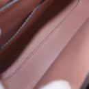 Salvatore Ferragamo Gancini Hand Bag Leather 2way Pink Gold Tone Auth ka5387V-19