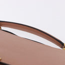 Salvatore Ferragamo Gancini Hand Bag Leather 2way Pink Gold Tone Auth ka5387V-8