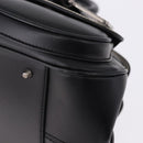 Christian Dior Hand Bag Leather Black Silver Auth ka5389M-14