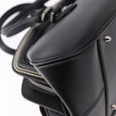 Christian Dior Hand Bag Leather Black Silver Auth ka5389M-15