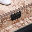 Christian Dior Hand Bag Leather Black Silver Auth ka5389M-19