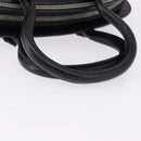 Christian Dior Hand Bag Leather Black Silver Auth ka5389M-7