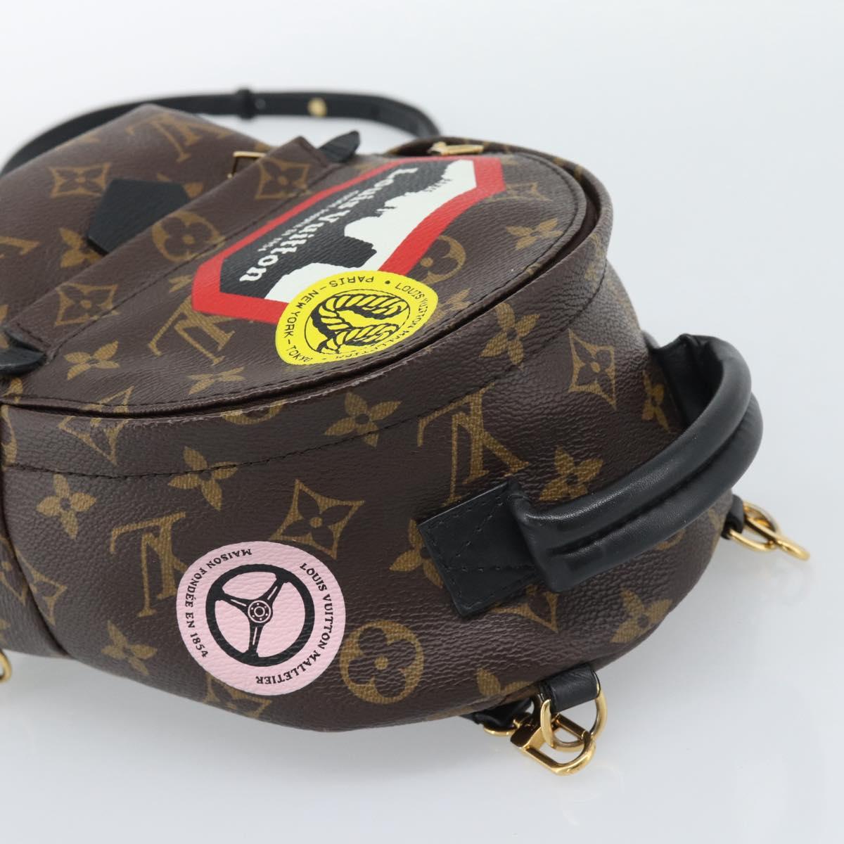 LOUIS VUITTON Monogram World Tour Palm Springs MINI Backpack M42971 Au