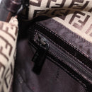 FENDI Zucchino Canvas Mamma Baguette Shoulder Bag Beige 8BR003 Auth ka5393V-24