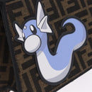 FENDI x FRGMT x POKÉMON Zucca Canvas Peek A Boo Dratini 8BN885 Auth ka5395SM-16