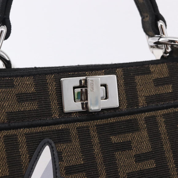 FENDI x FRGMT x POKÉMON Zucca Canvas Peek A Boo Dratini 8BN885 Auth ka5395SM