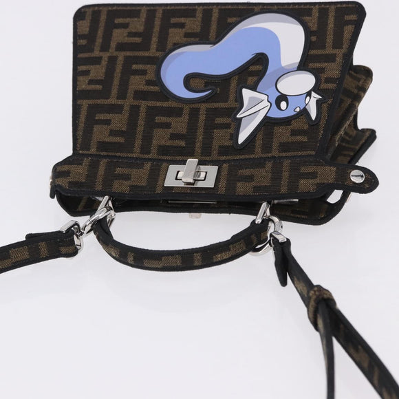 FENDI x FRGMT x POKÉMON Zucca Canvas Peek A Boo Dratini 8BN885 Auth ka5395SM