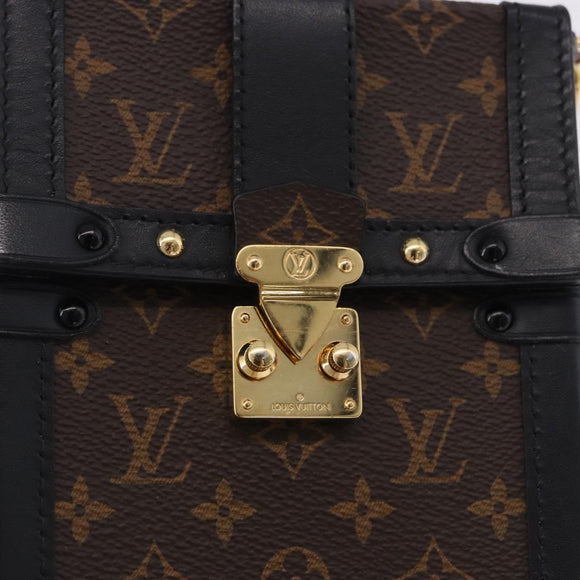 LOUIS VUITTON Monogram Pochette Trunk Vertical Shoulder Bag M63913 Auth ka5398M