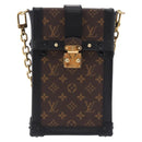 LOUIS VUITTON Monogram Pochette Trunk Vertical Shoulder Bag M63913 Auth ka5398M-13
