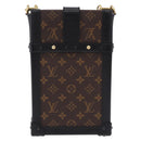 LOUIS VUITTON Monogram Pochette Trunk Vertical Shoulder Bag M63913 Auth ka5398M-2