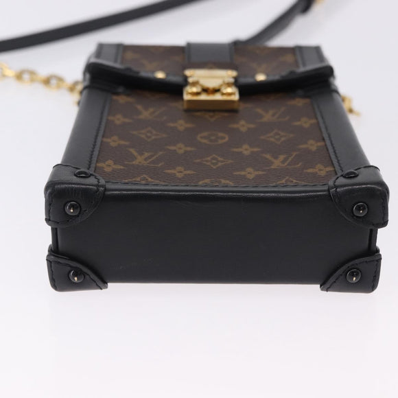 LOUIS VUITTON Monogram Pochette Trunk Vertical Shoulder Bag M63913 Auth ka5398M