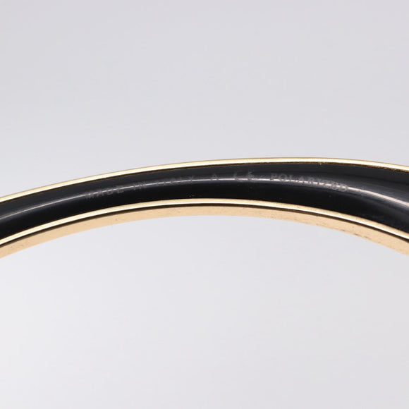CHANEL Sunglasses Plastic Black Gold Tone CC Auth ka5399