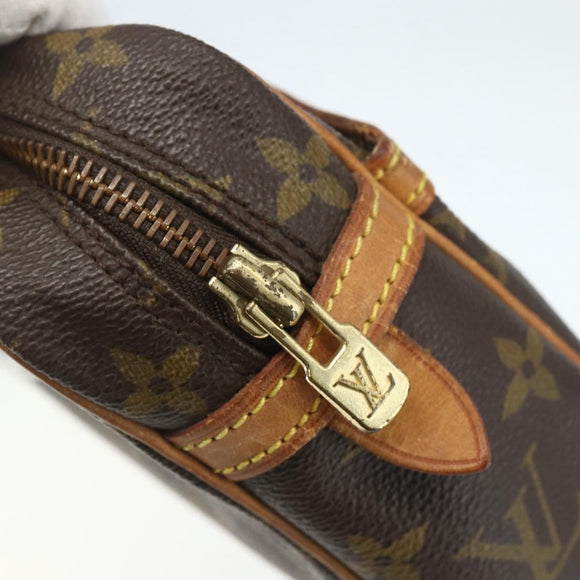 LOUIS VUITTON Monogram Compiegne 23 Clutch Bag M51847 LV Auth ka540