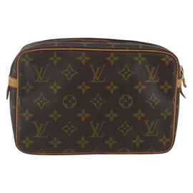 LOUIS VUITTON Monogram Compiegne 23 Clutch Bag M51847 LV Auth ka540 - 0