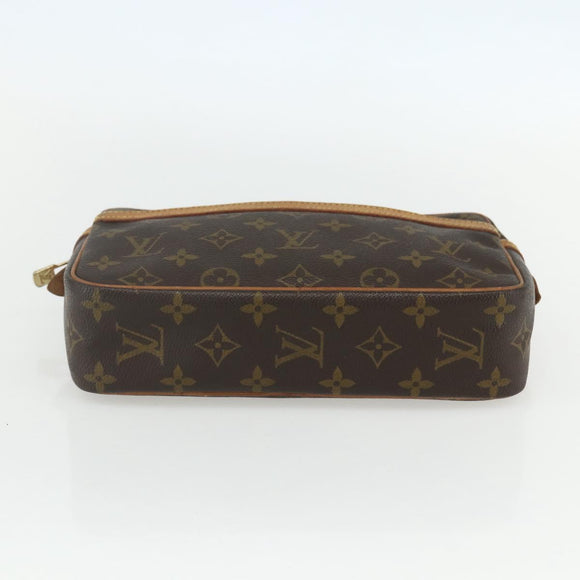 LOUIS VUITTON Monogram Compiegne 23 Clutch Bag M51847 LV Auth ka540