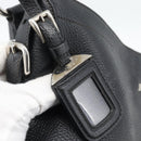PRADA Shoulder Bag Leather Black Silver Auth ka5401V-14