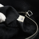 PRADA Shoulder Bag Leather Black Silver Auth ka5401V-22