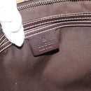 GUCCI GG Supreme Shoulder Bag PVC Leather Beige Gold Tone 201446 Auth ka5402-18