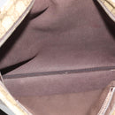 GUCCI GG Supreme Shoulder Bag PVC Leather Beige Gold Tone 201446 Auth ka5402-10